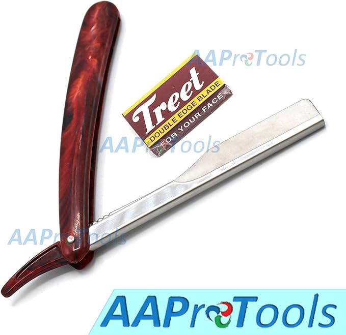 New Barber Salon Cut Throat (Shavette) Straight Razor + 10 Blades