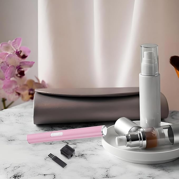 Women Electric Eyebrow Trimmer Lightweight Facial Hair Remover Portable Razor for Precise Eyebrow Shaping and Body Hair Grooming