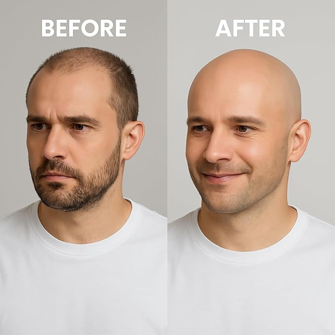 6 Blades Head Shaver Replacement Heads,6D Head Shaver Replacement Blades Compatible with Many Brand Bald Shavers for Men,Waterproof,Wet and Dry Use for Home and Travel,2 Pack.