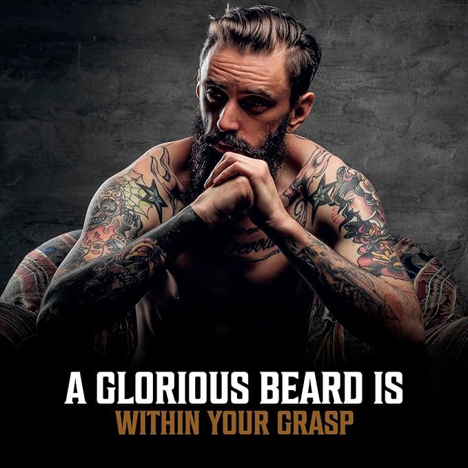 Viking Revolution Palo Santo Beard Oil for Men - Natural Mens Beard Oil with Argan Oil and Jojoba Oil - Beard Softener, Strengthens and Moisturizes - Beard Conditioner for Men (Palo Santo, 1 Pack)