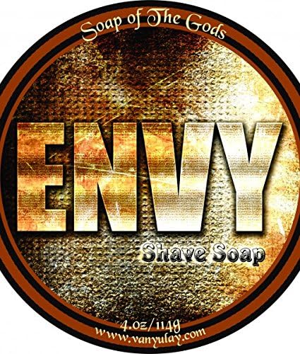 Envy - All Natural Shaving Soap for Men and Women. Nourishing and Moisturizing with Emu and Coconut Oils.