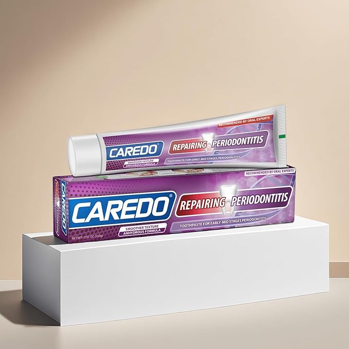 Gum Toothpaste for Periodontitis, Gum Repair for Receding Gums, Gum Disease & Gingivitis Treatment, Periodontal Disease Treatment for Gum Health, Gum Disease Repair Bad Breath Toothpaste 2 Pack