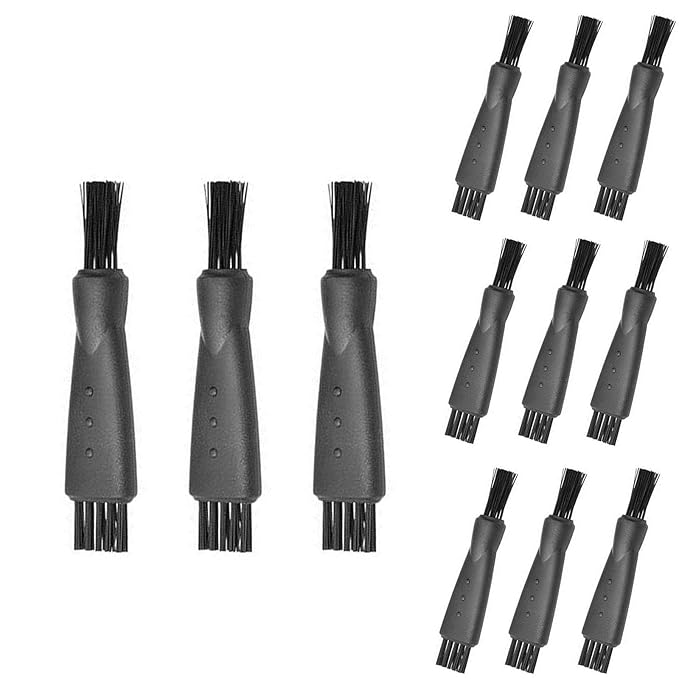 12PCS INVODA Shaver Cleaning Brush Electric Razor Cleaning Brushes for Men Trimmer Hair Remover Shaving Manual Razor Cleaning Brush Replacement Brushes