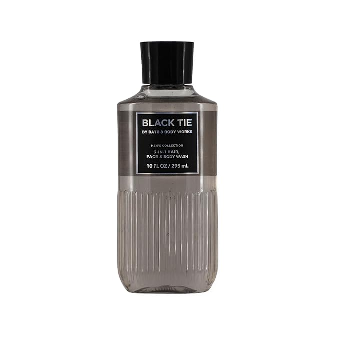 Bath & Body Works Bourbon Men's 3-IN-1 Hair & Body Wash 10 Oz. (Black Tie)