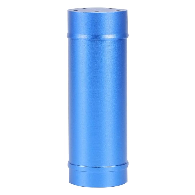 Travel Shaving Brush, Portable Blue Aluminum Shaving Brush, Ergonomic Travel Foaming Shave Tool, Assemble Facial Foaming Grooming Tool for Daily Use, Bathroom Supplies