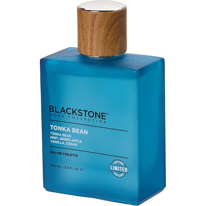 Tonka Bean Limited Edition Fragrance for Men by Blackstone – Eau de Toilette Spray 3.4 FL oz. 100 ml