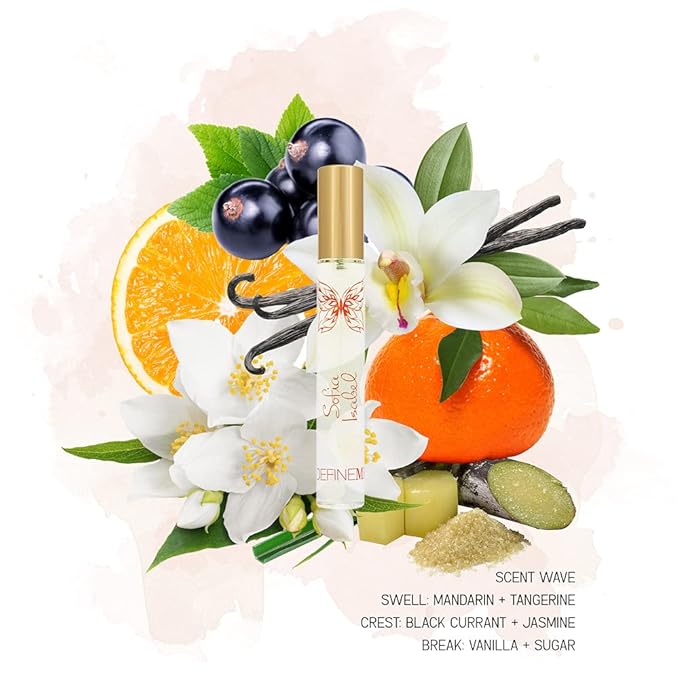 DefineMe Natural Perfume Mist, Sofia Isabel, 0.3 FL OZ, Travel Size, Purse Spray