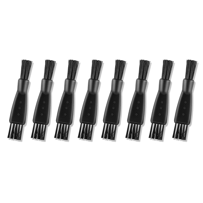 20PCS Electric Shaver Cleaning Brush, Black Cleaning Brush for Electric Shaver Clipper Cleaner, Double Sided Razor Clipper Cleaning-Brushes, Hair Remover Shaving Razor Brushes for Men