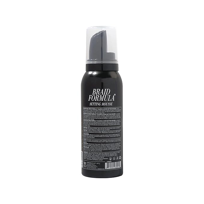 EBIN NEW YORK Braid Formula Setting Mousse (2.7 oz, Rosemary Mint + Biotin)