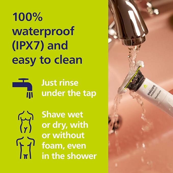 Philips Norelco OneBlade Skin Protect Replacement Blade, for OneBlade Electric Shaver and Trimmer, Durable Stainless Steel, Trim and Shave with Extra Skin Protection, 2 Count, QP229/80
