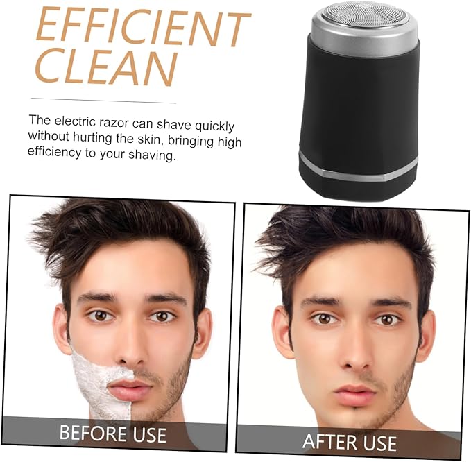 Beaupretty Men's Shaver Accessories USB Charging Shaver Daily Use Razor Comfortable One-Handed Control Reliable Design