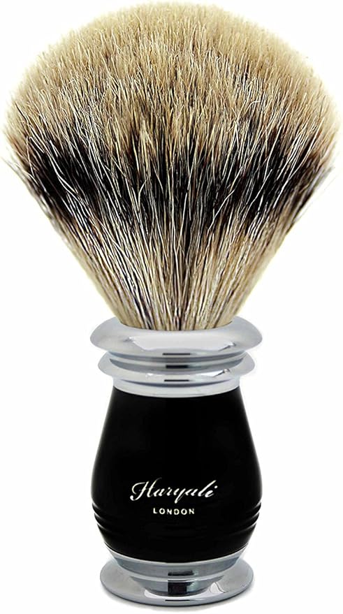 Men Silver Tips Badger Hair Shaving Brush Bristles for Shaving