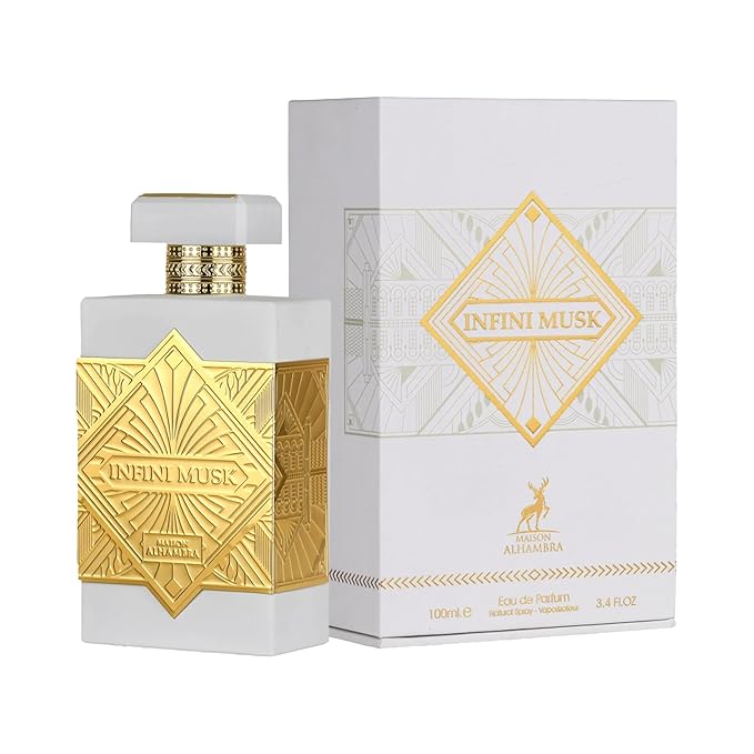 Infini Musk by Maison Alhambra for Men - 3.4 oz EDP Spray