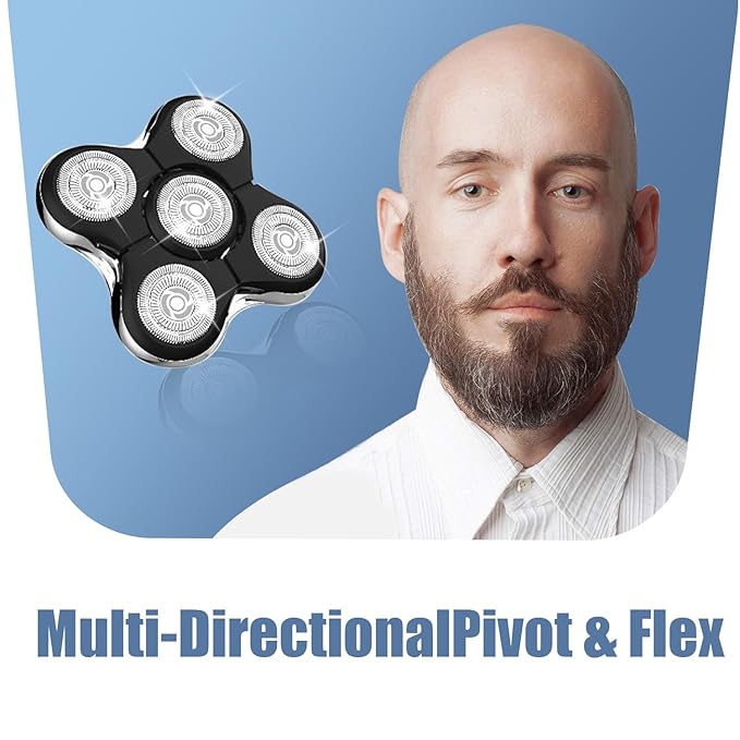 Balder Pro Shaver Peplacement Heads for Remington Balder Pro Head Shaver Model XR7000/XR1500/XR1501 Electric Shaving for Bald Men,3 Pack