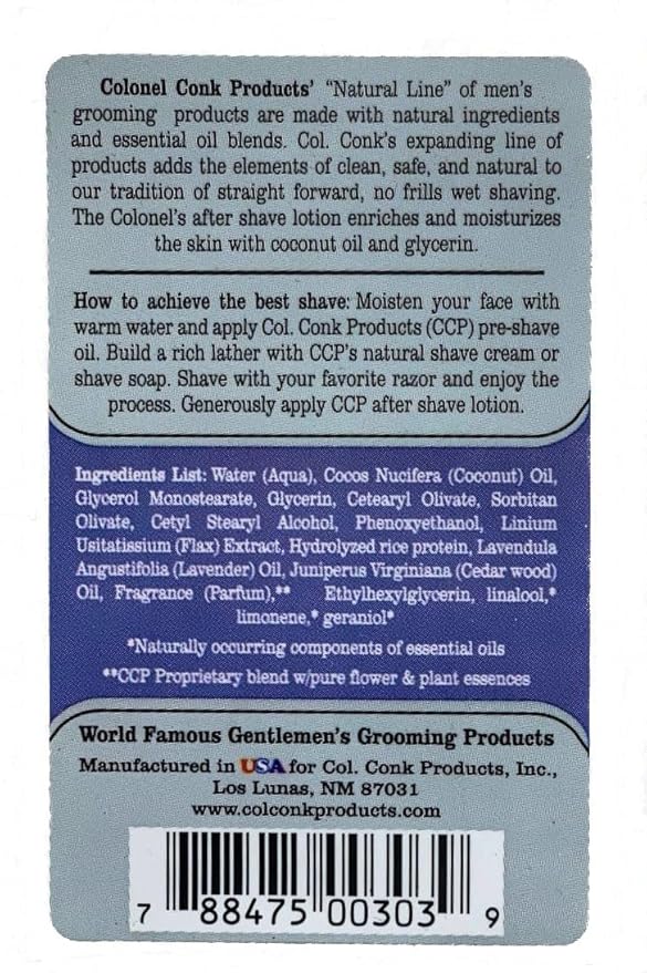 Colonel Conk Rio Grands Lavender Aftershave Lotion