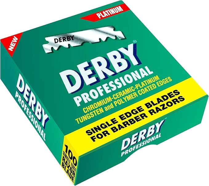 400 Derby Professional Single Edge Razor Blades for straight razor (Four Hundred Pieces)