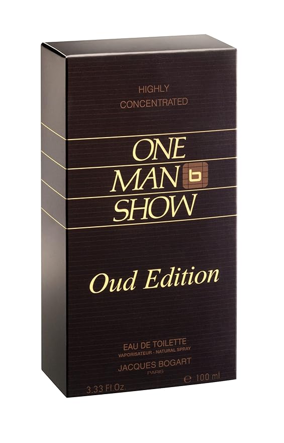 Jacques Bogart One Man Show for Men, Eau de Toilette Spray, Oud Edition, 3.33 Ounce