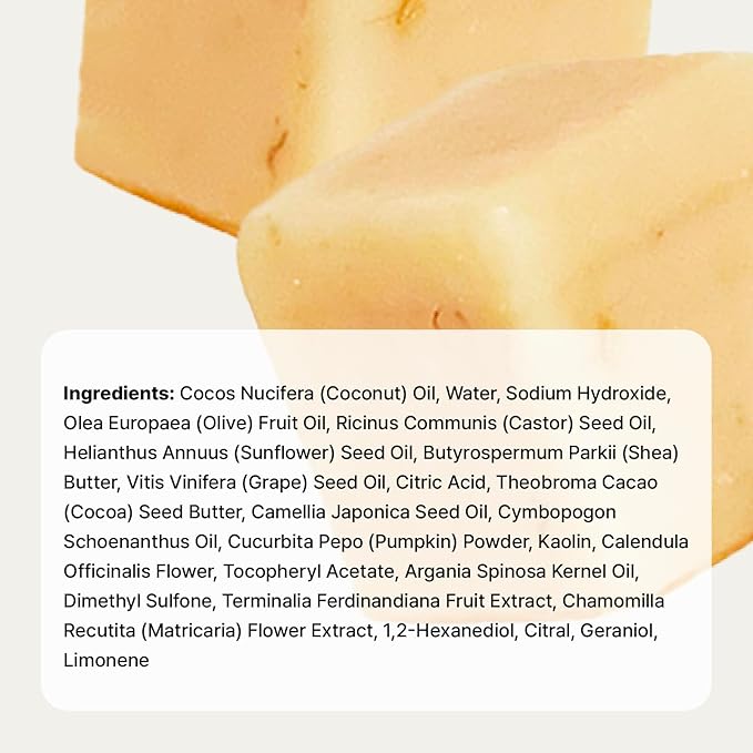 Brightening Bar Soap Refill – Gentle Cleansing for Dry & Dull Skin – Korean Skincare, Plant-based, Sulfate-free – For Men & Women I 3.53oz (5 Bars)