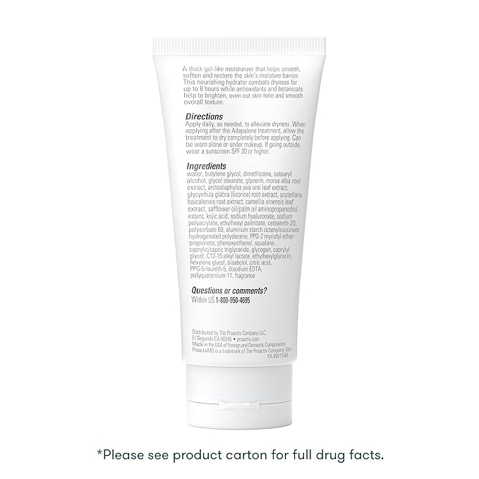 Proactiv MD Ultra-Hydrating Hyaluronic Acid Daily Face Moisturizer, Nourishing Hydrator with Skin Brightening Complex, 3 Fl Oz