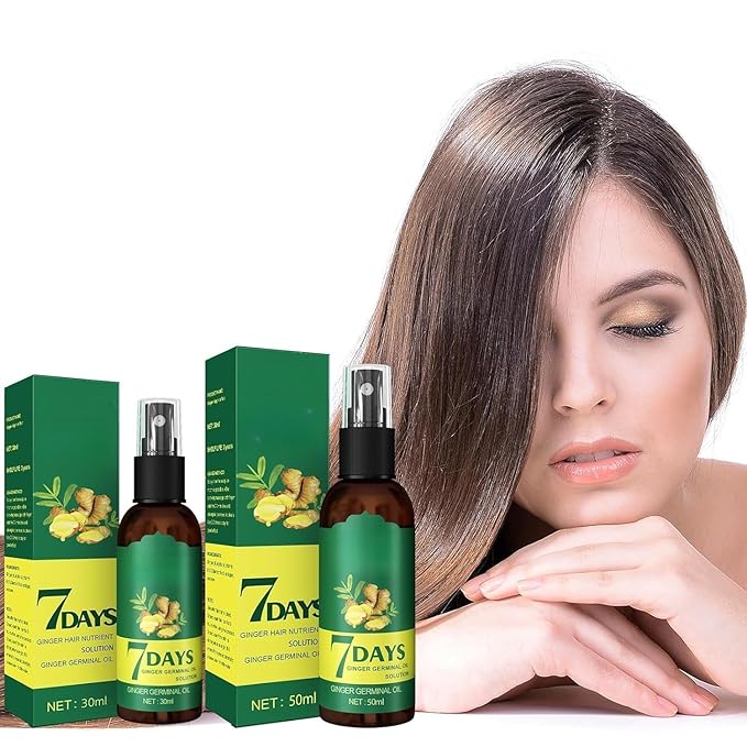 Ginger Hair Growth, Volumizing Hair spray for Thin Hair, Extra Strengthening Hair Growth Products for Women, Essence Hair spray (1 Pcs)