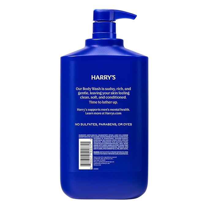 Harry's Men's Body Wash - Redwood - 30 fl oz - Shower Gel for Men - No Parabens, Sulfates, or Dyes