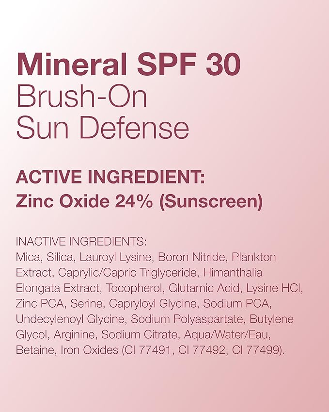 Mineral Fusion Brush-On Powder Sunscreen for Face SPF 30 | Transluscent Natural Daily Sun Care with UVA UVB Protection | Hypoallergenic, Non-Toxic | TSA & Travel Friendly,(Pack of 2)