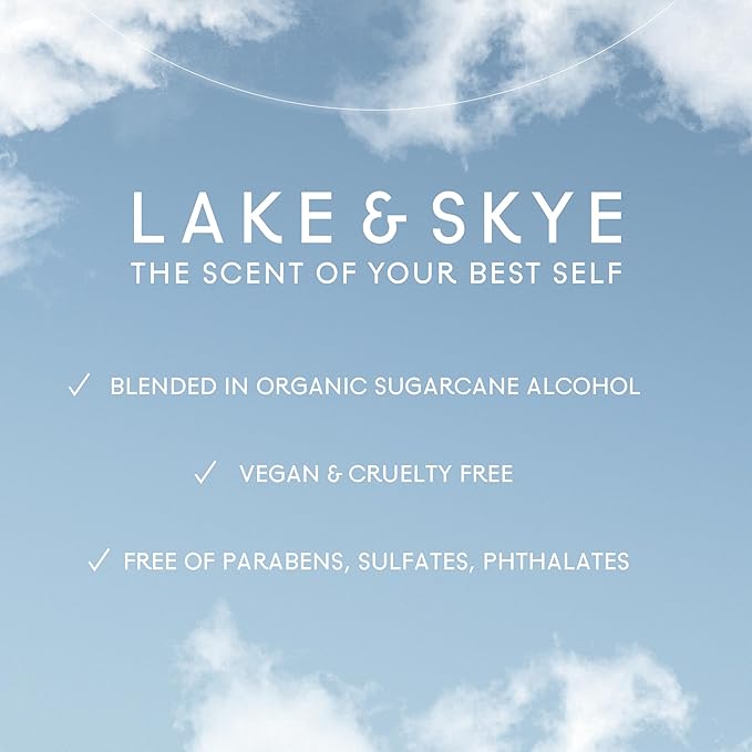 Lake & Skye 444 Sunkissed + Monoi Hair & Body Mist 3.4 FL OZ (100 mL), Bergamot, Pineapple, Jasmine, Musk, Sandalwood, Hydrating