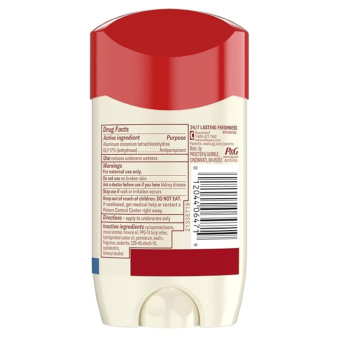 Old Spice Antiperspirant & Deodorant for Men, Holidudes Limited Edition, 24/7 Sweat Protection, Stocking Stuffer, Jacked Frost Frosted Mint Scent, 2.6 oz