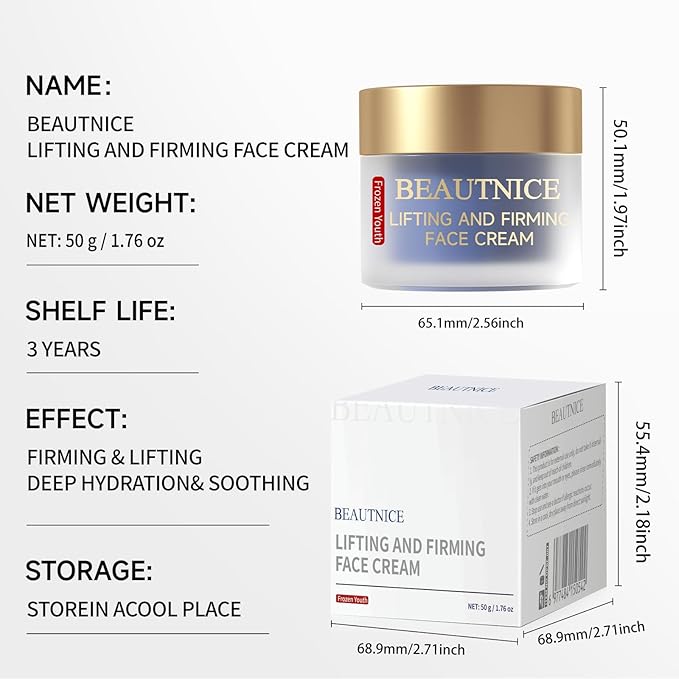 Anti Aging Moisturizer with Niacinamide and Hyaluronic Acid – Firming Face Cream for Women and Men to Smooth Fine Lines, Hydrate Dry Skin, and Improve Skin Texture, 1.76 fl oz