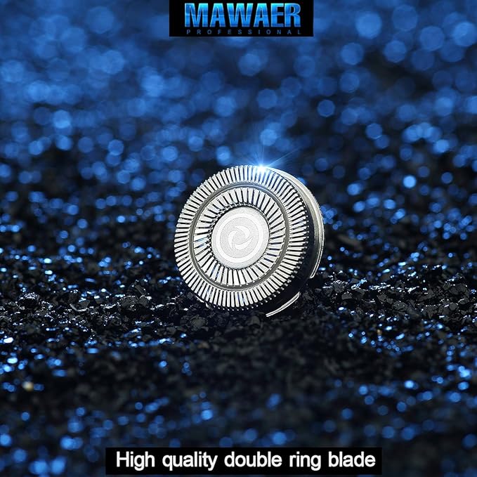 3pcs Head Shaver Replacement Blades for Skull Shaver Pitbull Forte 3 Head Baron 3 Head Pitbull Butterfly Kiss and Palm Shaver