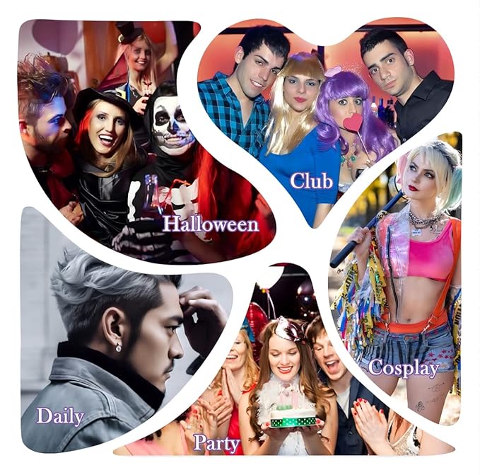 2 Pack Temporary Orange Hair Spray Color Wax with 1 Dye Brush, Instant Natural Hairstyle Cream 4.23 oz, Disposable Coloring Mud for Men Women, Washable Styling Pomades, Party Cosplay DIY Halloween