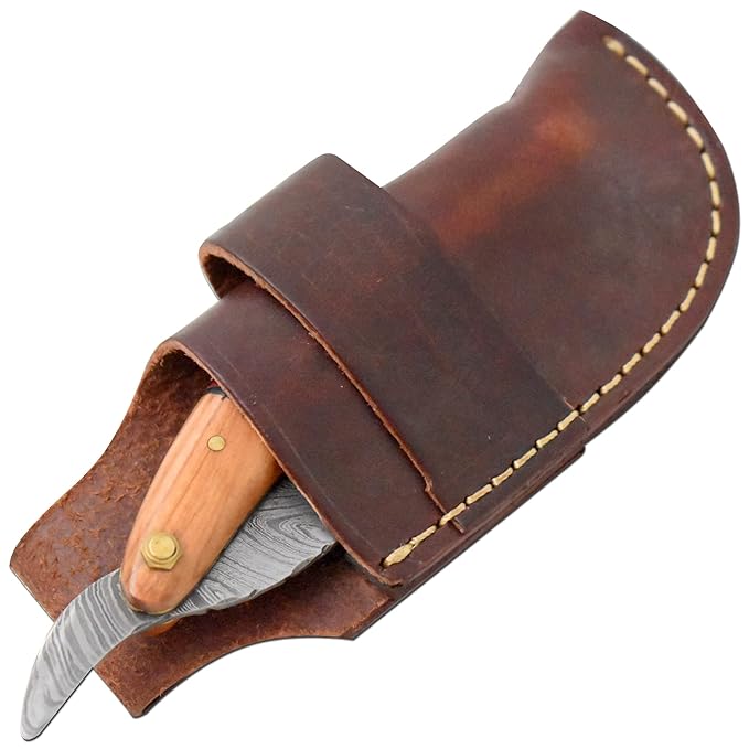 Straight Razor | Straight Edge-Razor Wood Handle- Sharp | High Hardness Stainless Steel Cutthroat Straight Edge Blade | Barber Razor (222)