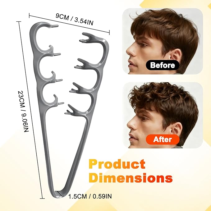 New Upgrade Texture Comb, Volumizing Wide-Tooth Hair Styling Comb, Fluffy Wide Tooth Curly Hair Comb, Men's Textured StylingComb, Fringe Parting Styling Accessory (1PCS)