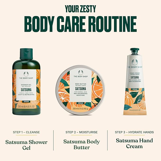 The Body Shop Satsuma Shower Gel, 25.3 Fl Oz