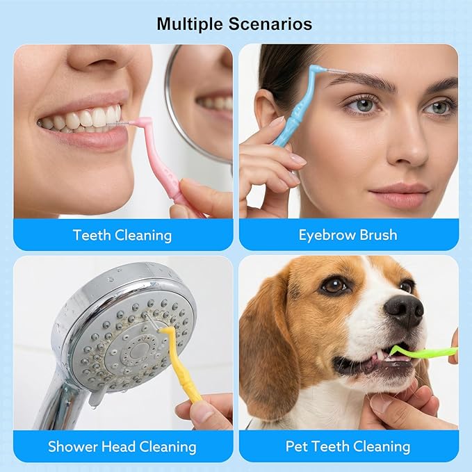 230 PCS Braces Brush, interdental Brushes Between Teeth Soft Dental Floss Picks Toothpicks Dental Brush Braces Flossers for Braces Cleaning Kit Tooth Cleaner Tool with case(Bright Colors)