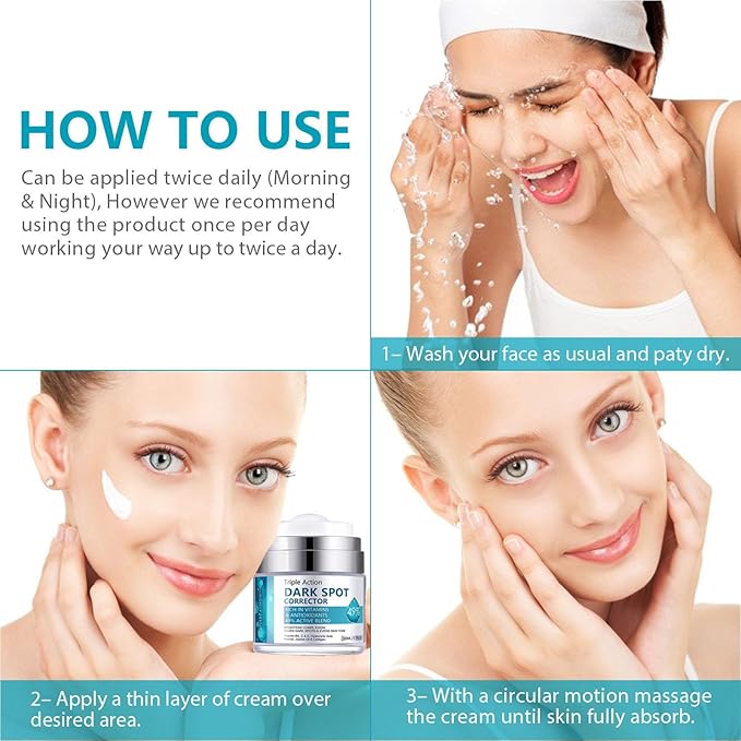 Dark Spot Remover for Face and Body, Dark Spot Corrector Cream, Dark Spot Corrector Cream for Age Spot, Blemish Spot, Melasma, Freckle, Sun Spots Remover & Blemish Reducer for Women Men