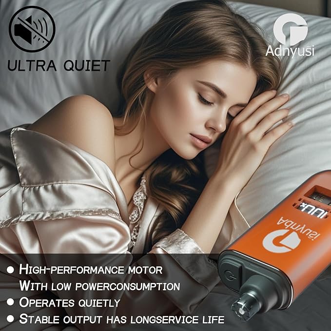 Adnyusi-2026 Professional Painless Nose Hair Trimmer, Unisex, USP Charging Digital Display, Double-Edged Blade That Does Not Harm The Nasal Cavity, Easy to Clean, Portable and Lightweight Design