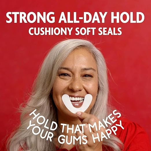 Sea-Bond Secure Denture Adhesive Seals, Original Uppers, Zinc-Free, All-Day-Hold, Mess-Free, 30 Count (Pack of 4)