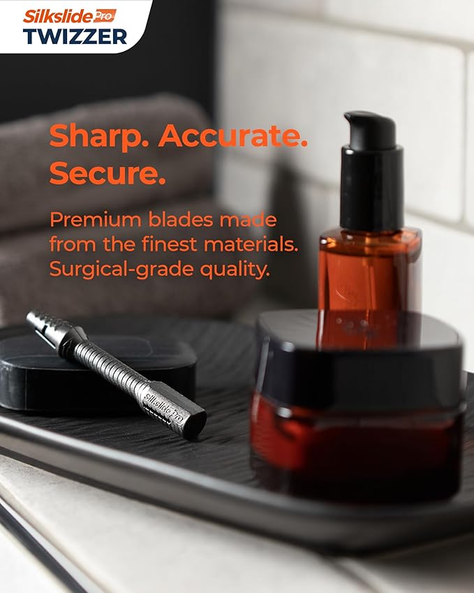 TWIZZER, Nose Hair and Ear Hair Trimmer for Men and Women, Twist and Trim Nasal Hair Removal, German Blades, Patented Design, No Electricty or Batteries