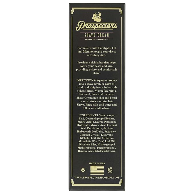 Prospectors Shave Cream 4 oz.