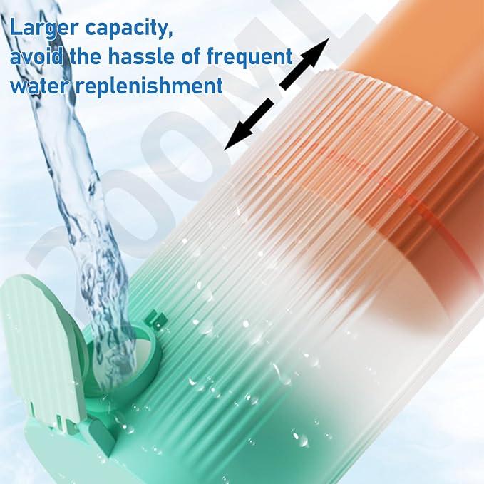 Portable Water Flosser for Teeth Travel Mini Small Water Flosser Compact Electric Oral Irrigator Dental Flossing for Teeth Cleaning Cordless Advanced Tonsil Stone Kids Adults Braces