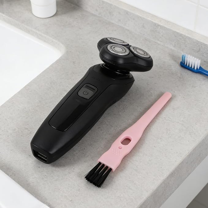 60pcs Electric Shaver Cleaning Brush - Mini Razor Brush Cleaner with Nylon Bristles and Plastic Handle - Groove Cleaning Tool for Detailed Maintenance