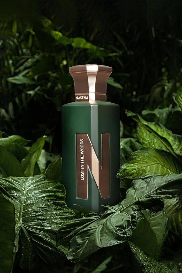 NASEEM Lost in the Wood Perfume for Men - Fresh Oud Eau de Parfum - Alcohol Free & Long Lasting Men's Fragrances 2.5 Fl Oz