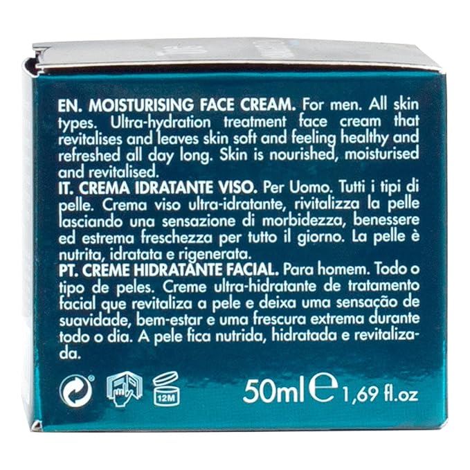 TAHE AQUALIGHT MEN ULTRA MOISTURIZING FACIAL CREAM 50ML