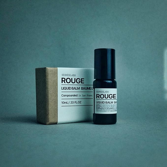 Rouge Roll-On, Perfume, Alcohol Free, Olfactive Marker, Niche Scent, Unisex Perfum for Women and Men 10ml/.33 fl OZ