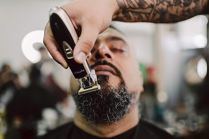 Supreme Trimmer T-Shaper ST5210 | Professional Barber Trimmer Hair Clippers for Men | Cordless Hair Trimmer Zero Gapped Liner Beard Trimmer | Gold