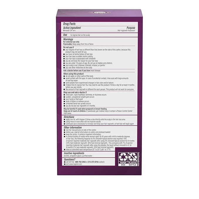 Women's Rogaine Hair Regrowth Treatment (One Month Supply)
