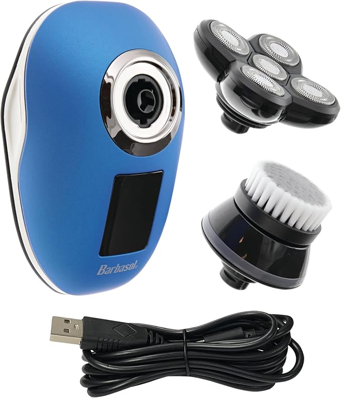Barbasol Rechargeable LCD Head Shaver