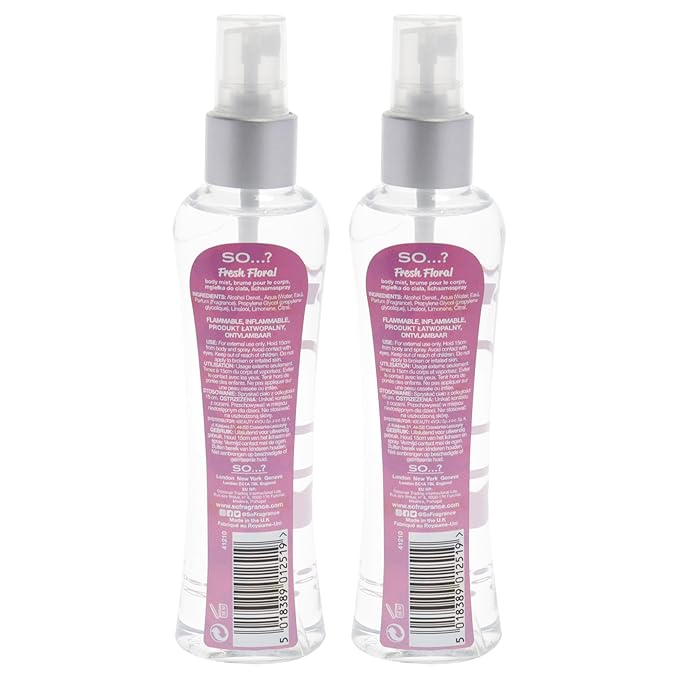 Fresh Floral Body Mist by So…? for Women - 3.5 oz Body Mist - Pack of 2