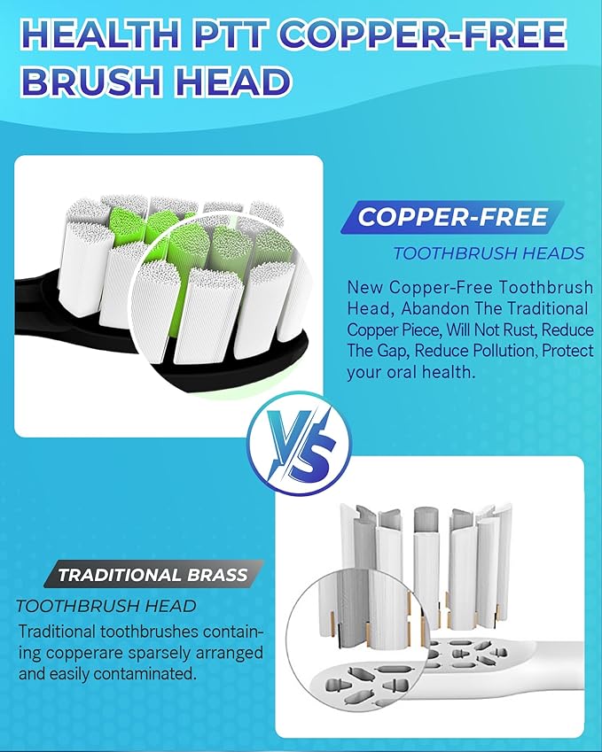 Replacement Toothbrush Heads Compatible with Philips Sonicare:10 Pack Soft Replacement Electric Brush Head Compatible with Phillips Sonicare Plaque Control Snap-on(with Protective Cover)